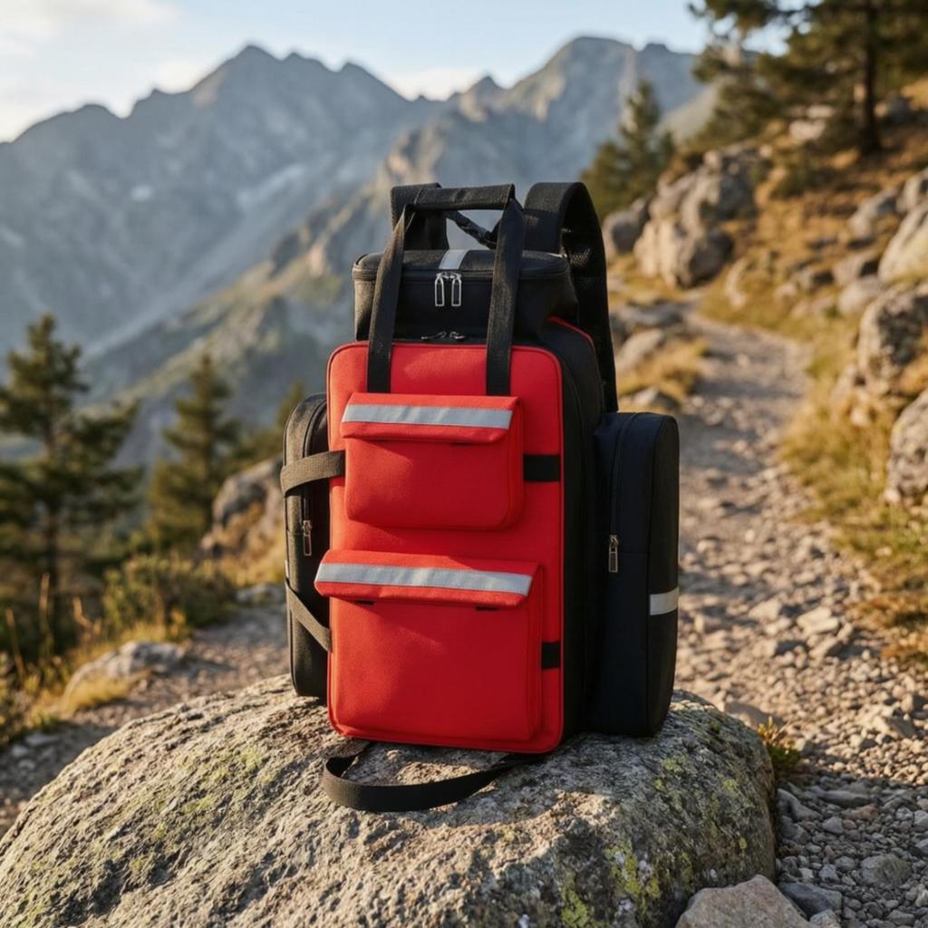 Assistance Backpack Waterproof First Aid Large-Capacity Emergency Bag