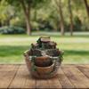 Succulent Pot Vintage Multi Pot Planter Decorative Succulent Planter Multi-Function Flower Planter Pot Vat Shape for Home Office
