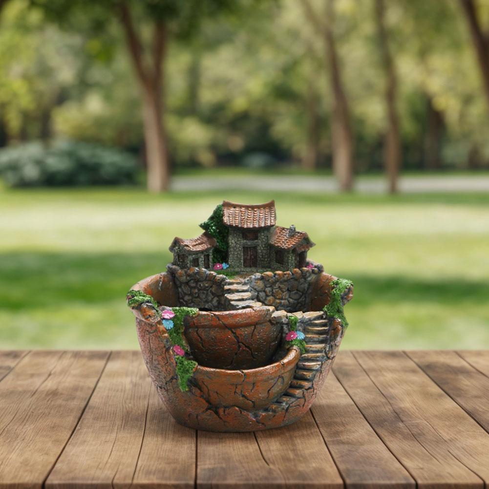 Succulent Pot Vintage Multi Pot Planter Decorative Succulent Planter Multi-Function Flower Planter Pot Vat Shape for Home Office