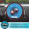 Anneau de décoration pour écran de contrôle central de voiture Pour MINI Cooper S U25 F65 F66 J01 J05 Countryman Accessoires de couverture d'écran de navigation