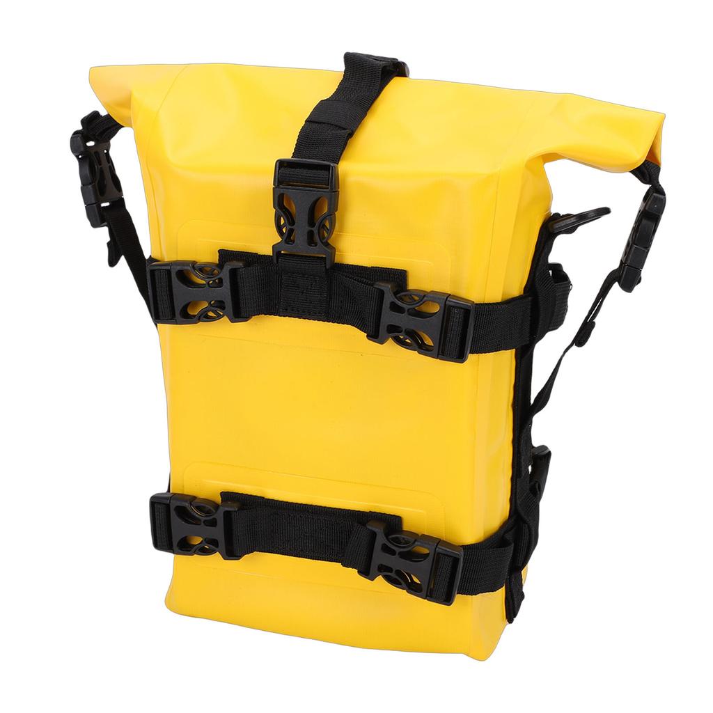 Motorcycle Bumper Bag PVC 5 To 8L Water Proof Quick Release Motorcycle Side Bag Motorbike Storage Carry Bag with Straps for Outdoor