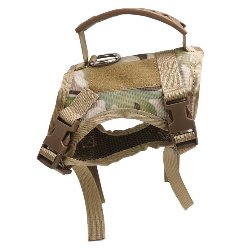 Set di imbracatura tattica regolabile e guinzaglio per gatti e cani di piccola taglia – Gilet da esterno anti-fuga