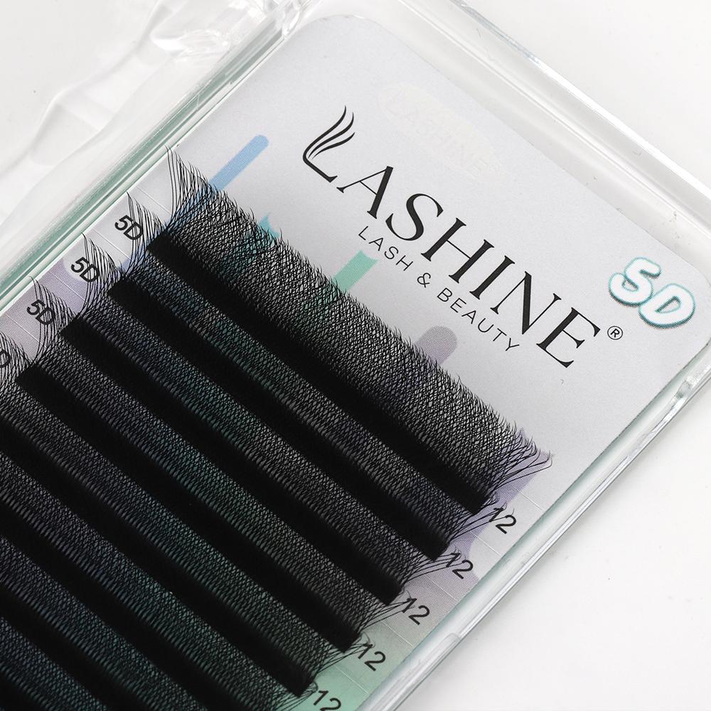 Lashine YY 3D 4D 5D 6D W Shape Lash Premade Fans Eyelash Extension Faux Mink Natural Soft Clover Lash Cilio Volume Eyelashe