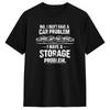 Herren KEIN Ich habe kein Auto-Problem, ich habe ein Stauraum-Problem T-Shirt Reines Baumwoll-Oberteil Kurzarm Rundhals T-Shirt