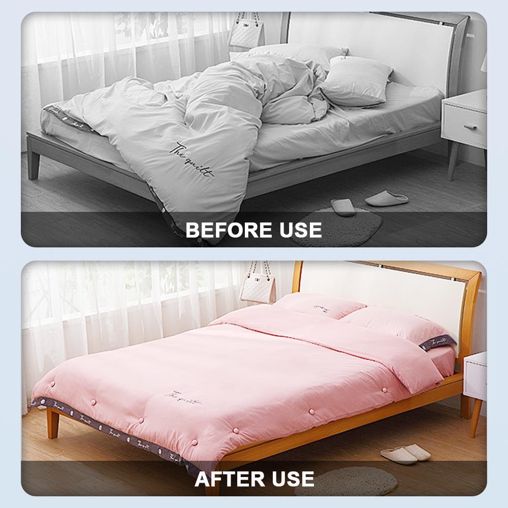 4/8PCS BedSheet Quilt Clip Duvet Cover Fastener Clip Anti Slip Blanket Buckles Quilt Holder Fixator Gripper Easy To Unlock