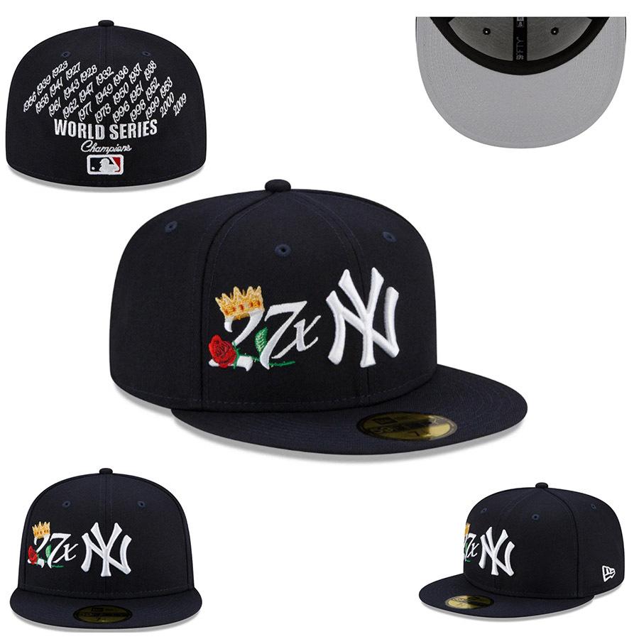 Chicago White Sox size cap, hip-hop cap, baseball cap, sun protection cap, embroidered cap, flat-brimmed cap