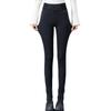 Women's High Waist Slim Fit Pencil Pants - Plus Velvet, Elastic, Large Size, Autumn/Winter.