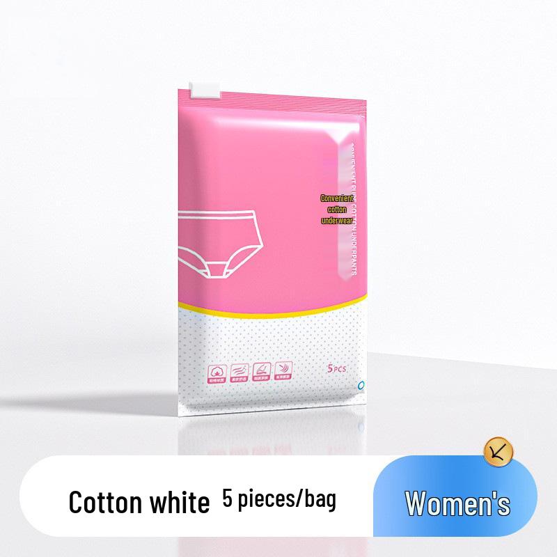 Supermarkt Herren- & Damen Einweg-Baumwollunterwäsche, einzeln verpackt, steril, Übergröße, reisefreundliche Slips.