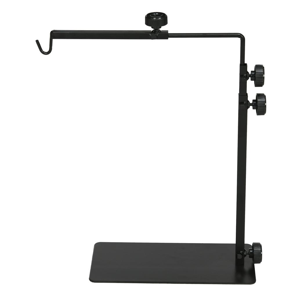 Wärmelampenständer für Terrarien, höhenverstellbar, 40x15x95cm, Schwarz