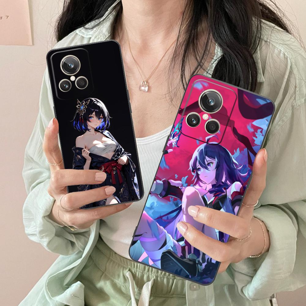 HSR Seele Matte TPU Mobile Phone Case for Realme 15 14 13 12 11 10 9 Pro Plus T i Lite 5G Colorful Printing Cover