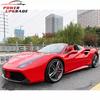 Compatible Ferrari 488 CS Style Carbon Fiber Body Kit: Front & Rear Lips, Side Skirts & Vents