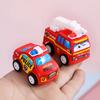 10pcs Cartoon Mini Pull Back Fire Truck Police Car Toys For Birthday Party Favors Bags Reward,Color Random,Police Car,Toys,Mini Toys,Tiny Toys