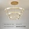 Modern Luxury Duplex Crystal Chandelier for High Ceiling Staircase & Villa Living Room