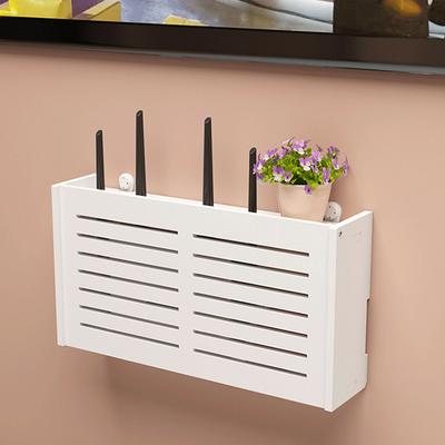 Wireless Wifi Router Storage Box Living Room Socket Wifi Decoration Wall-mounted TV Set-top Box Rack Hider Cable Power Organizer