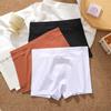 FINETOO Women's Cotton Seamless Boyshorts Plus Size Stretchy Safety Pants Girls Sexy Tight Solid Color Boxer Panties Breathable Lingerie