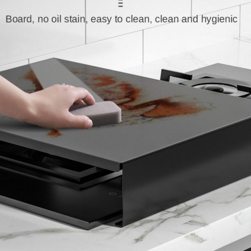 Black Gas Stove Cover 304 Stainless Steel Induction Cooker Rack Bracket Base Plate Cookers Utensils Kitchen Accessories