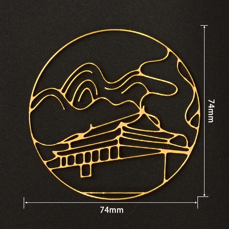 Cloisonné DIY Coaster Kit: Jingtailan No-Wire-Drawing, Chinese Style, Handmade Team Building Activity