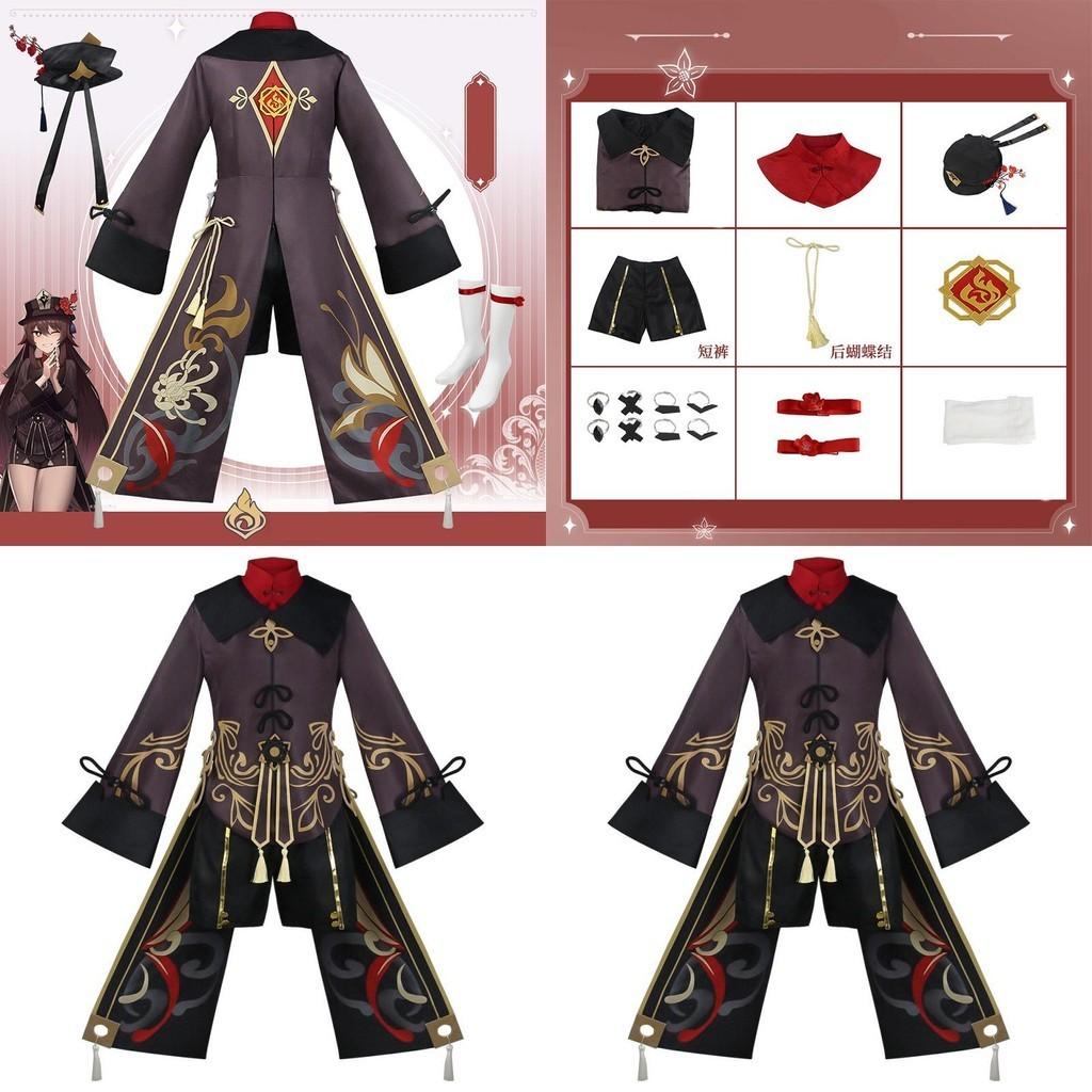 Authentisches Genshin Impact Hutao Cosplay Kostüm Chinesischer Stil Kostüm Für Genshin Fans