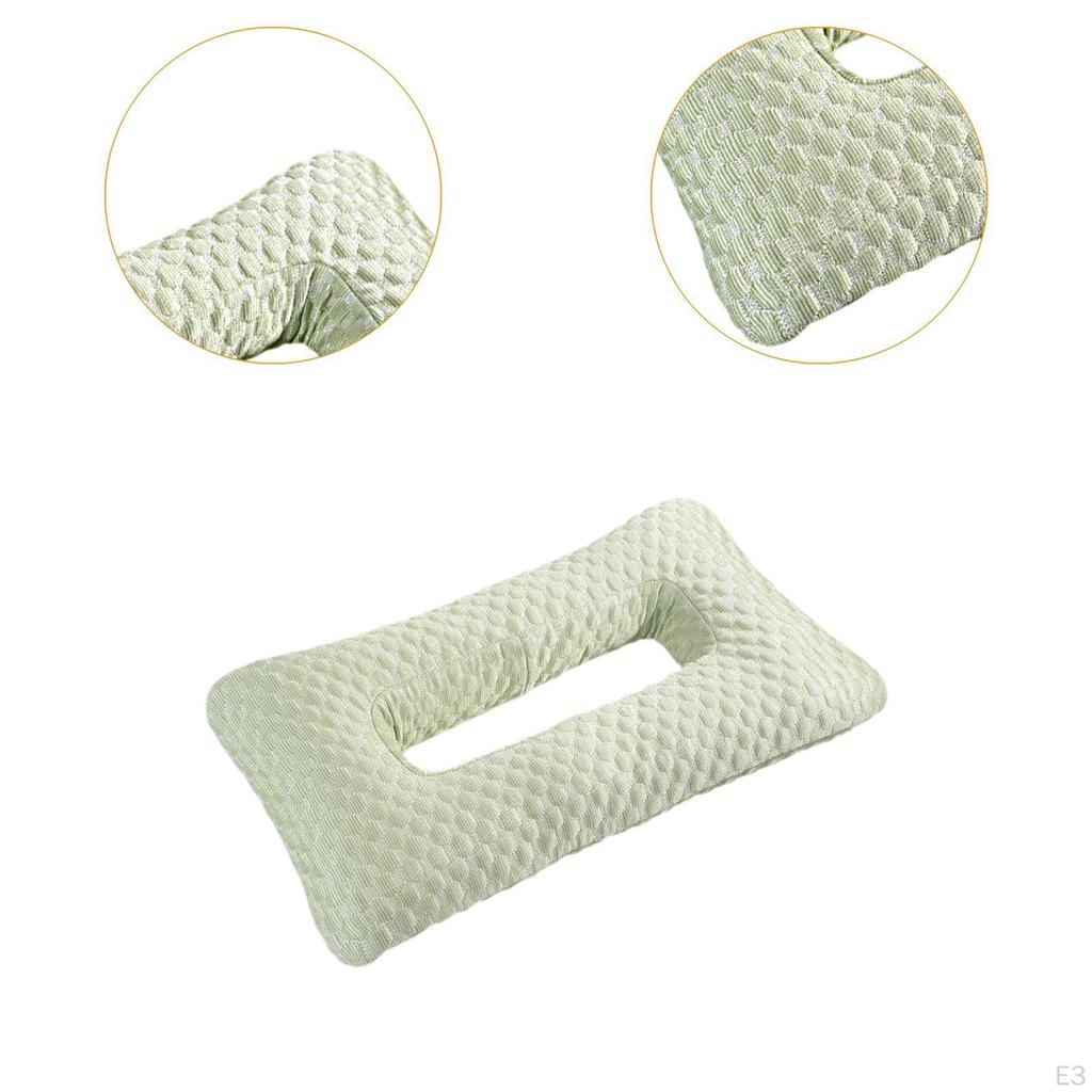 Ohrlochkissen für Seitenschläfer Bequeme Nackenstütze Schutz Weiche Füllung Schlafen