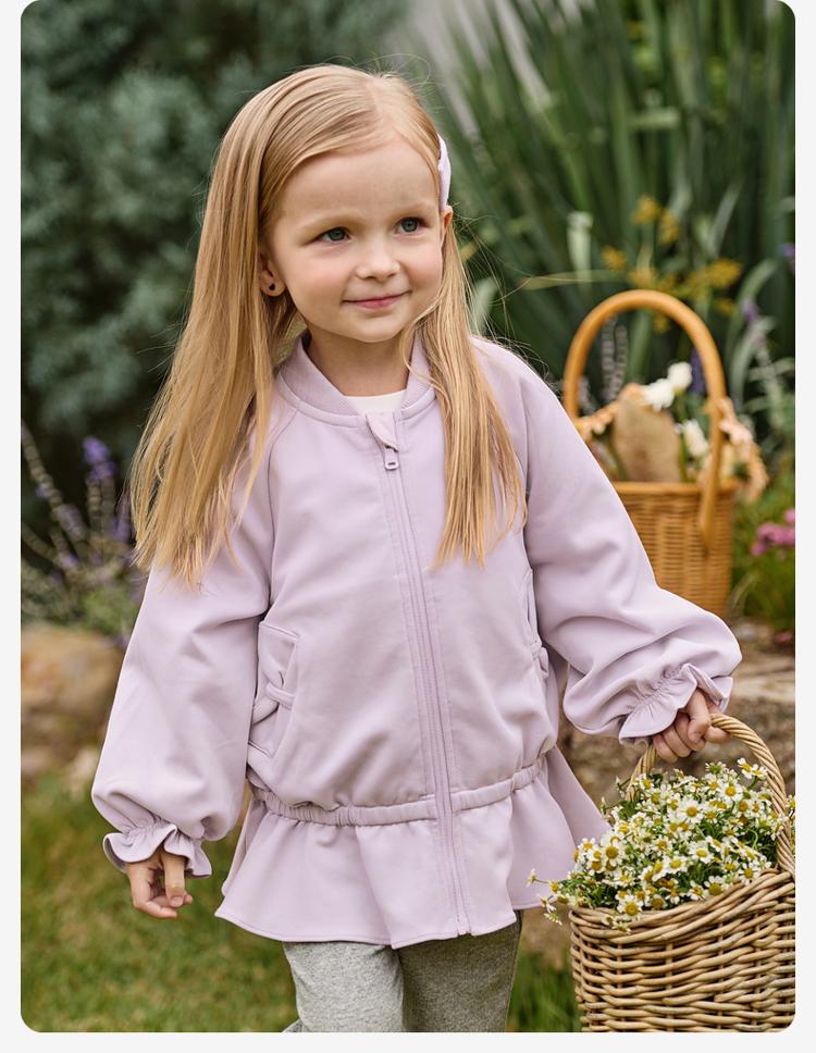 David Bella Children's Knitted Jacket Spring New Girl's Sweet Butterfly Cardigan Baby Long Sleeve Top