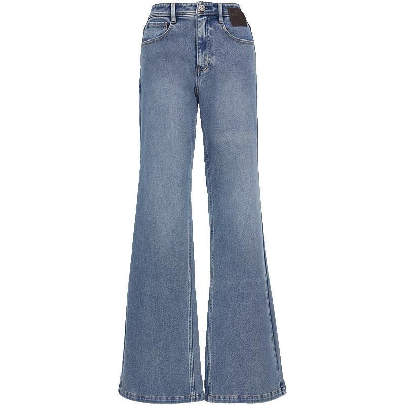 

ТОЛЬКО Женские Джинсы Клеш с Высокой Посадкой L