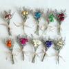 12cm Everlasting Dried Flower Bouquet - DIY Qixi Gift, Wedding Boutonniere, Decoration