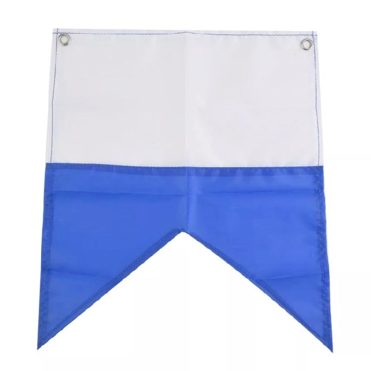 International Diver Flags Blue and White Diving Boats Flags Marker Marine Diving Warning Flags for Safety Reminder