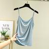 Modal sling vest women's summer white inner versatile one-word collar short breathable sleeveless bottoming shirt top