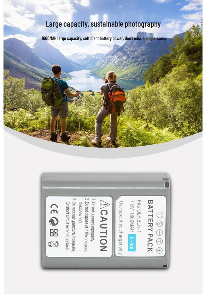 BLN1 Camera Battery for Olympus OM-D Series EM5, EM1, EP5 Cameras