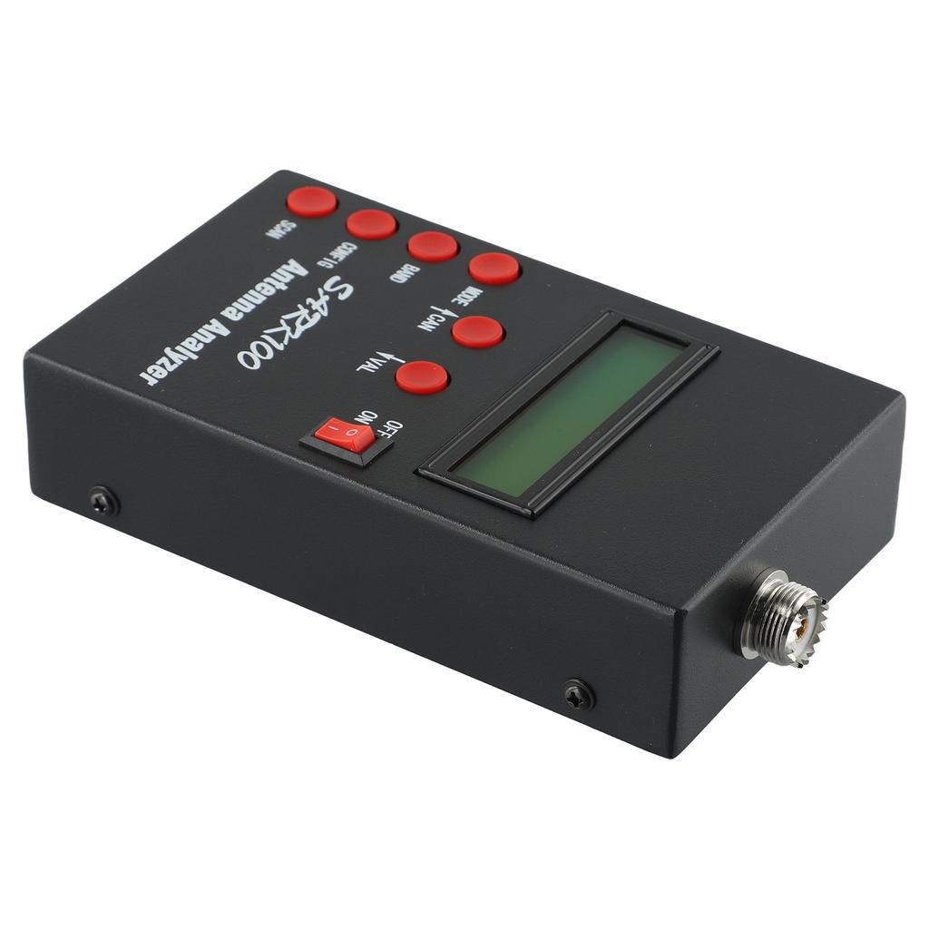 SARK100 HF SWR Antenna Analyzer Meter 1-60Mhz Ham Radio Mini-B Receptacle