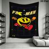Pac Man Wall Tapestry Aesthetic Wall Hanging Printed Fabric Blanket Decorative Tapestries for Bedroom Living Room Home Decor