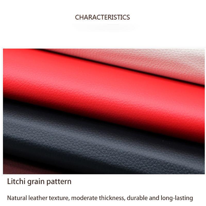 Strong Self-Adhesive Litchi-patterned Leather Patch Furniture & Car Interior Repair Sofa Seat Cover Fix Couch Dashboard Handbag Scratch Remover
