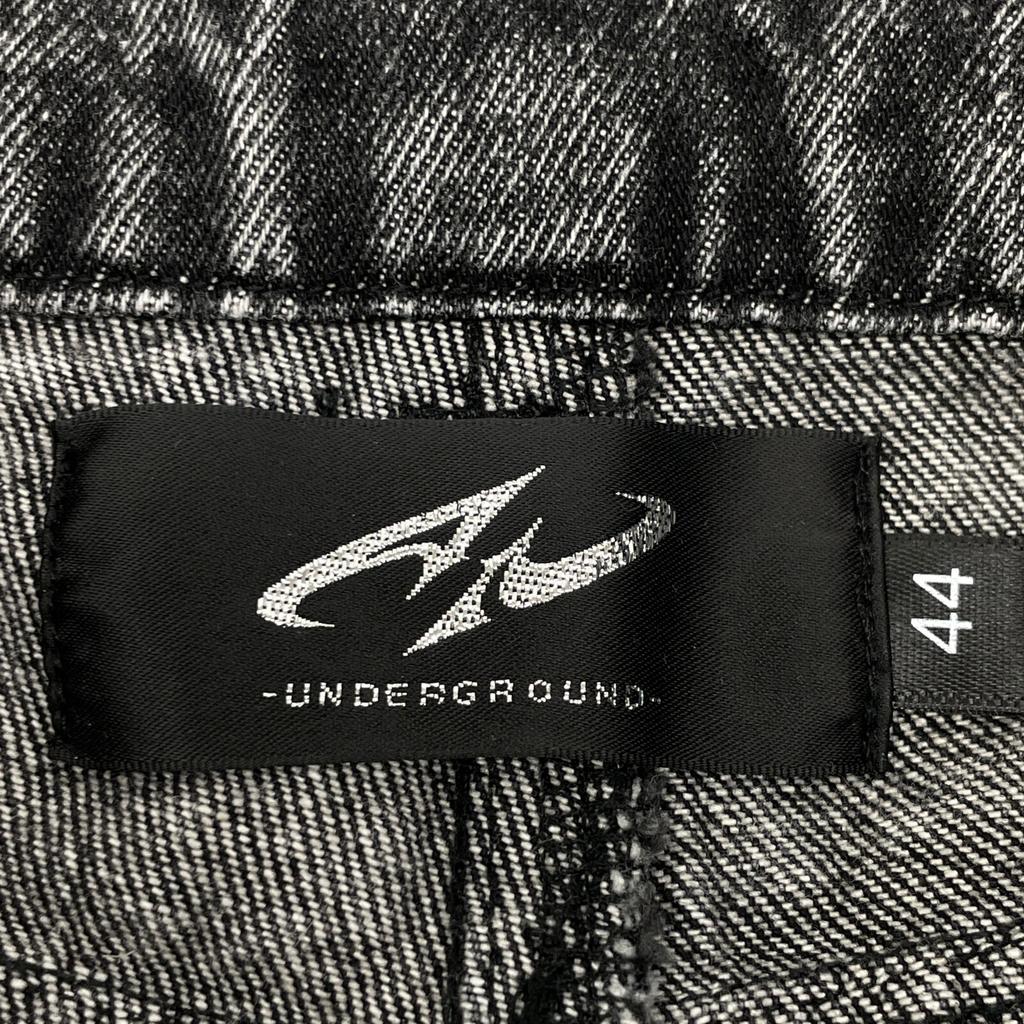 UNDERGROUND 744506 12-pocket cargo flare denim baggy pants Bottoms 44 grayUsed