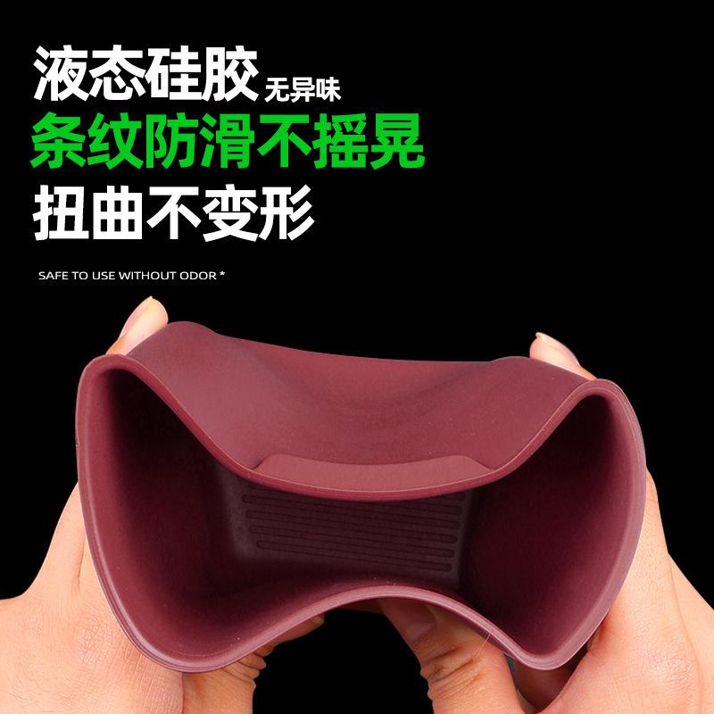 For NIO ES8 ES6 EC6 ET5T ET5 ET9 Door Storage Bin Silicone Organizer Bucket Car Trash Can Convenience Container