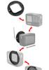 GoPro Hero 12/11/10/9 Diving Filter Adapter Ring - 52mm UV Filter Lens Frame in Aluminum Alloy