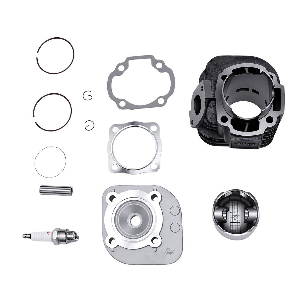 Cylinder Piston Gasket Top End Rebuild Kit 0450005 52mm 92ml Cylinder Rebuild Engine Top End Kit Replacement for