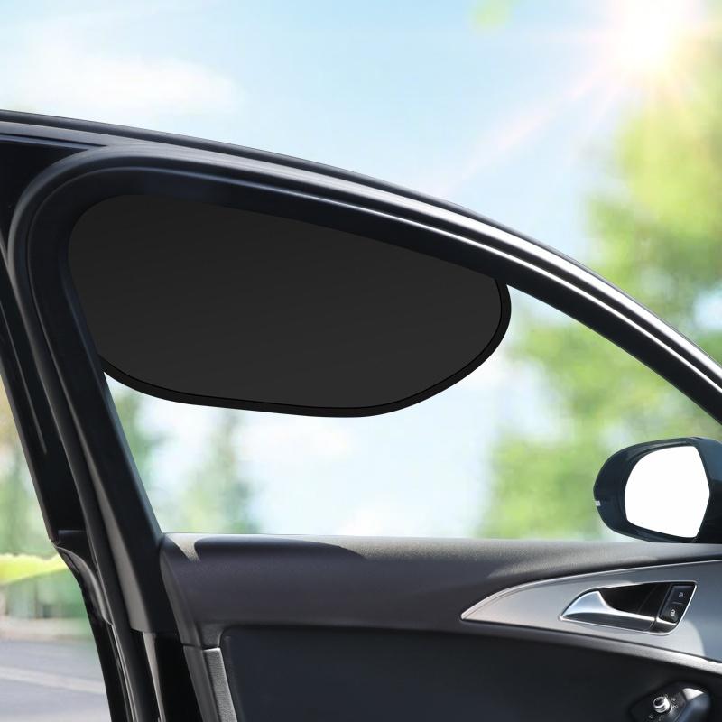 2pcs Set of Summer Sun Visor for the Driver and Front Passenger Seats of a Car, Heat Insulation Cooling,Driver's Seat Sun Visor