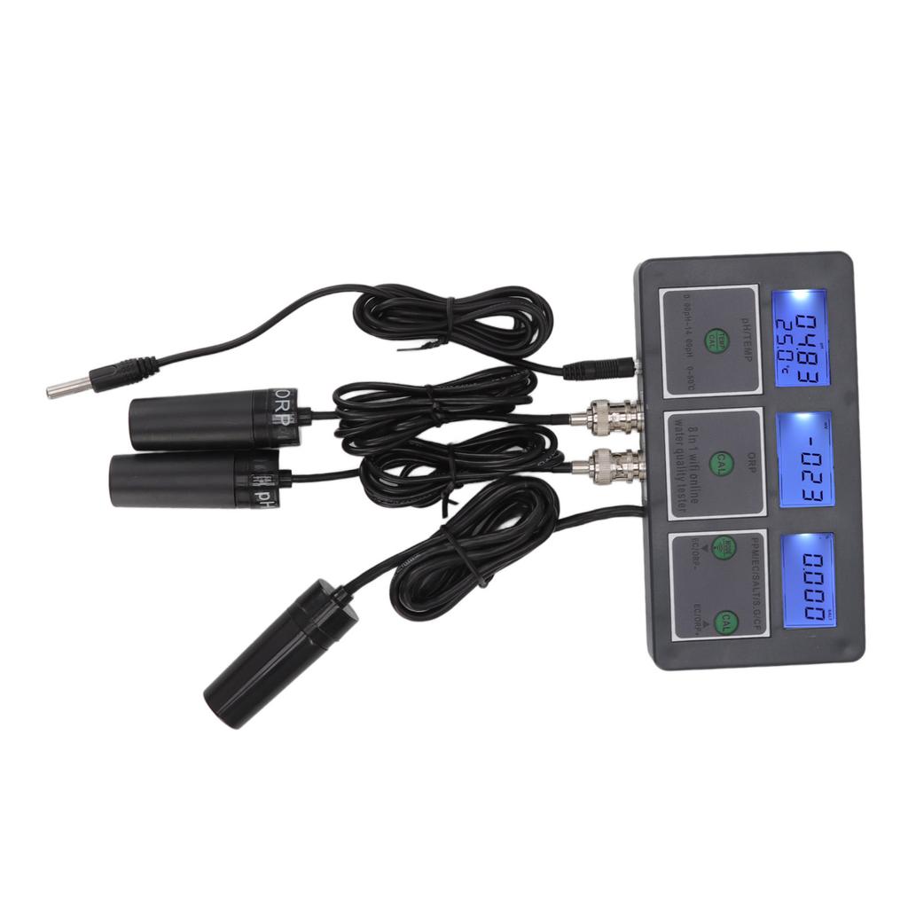 Water Quality Tester 8 In 1 Online Monitoring PH Detector Hydroponic Culturewith Monitoring
