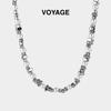 Men's High-End Hip Hop Pearl Necklace Trendy Unisex Clavicle Chain