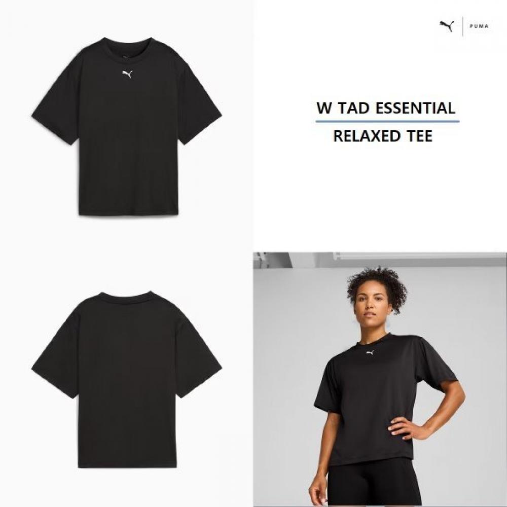 Puma Women S eSSential Relaxed Tee 527139   01 01 black/M