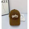 Hat Female Summer Alphabet Embroidery Soft Top Baseball Cap Vintage Washed Denim Cap Sun Cap