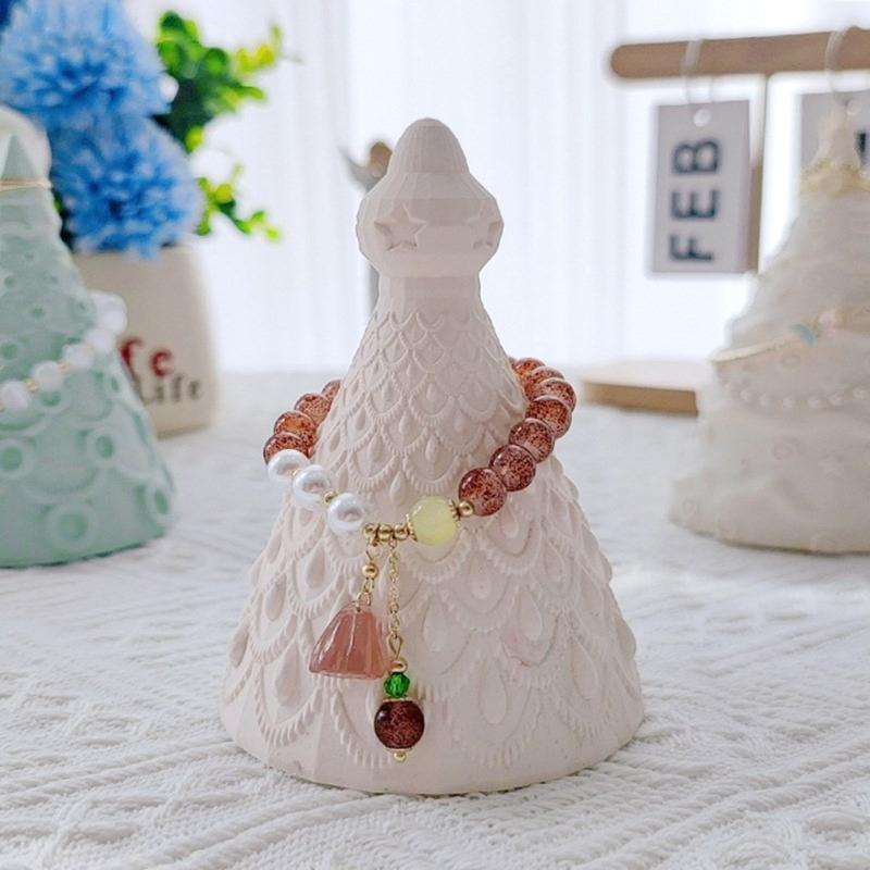 Delicate Christmas Tree Silicone Mold DIY Geometric Jewelry Holder Molds Aromatherapy Soap Casting Mould Handmade Gift