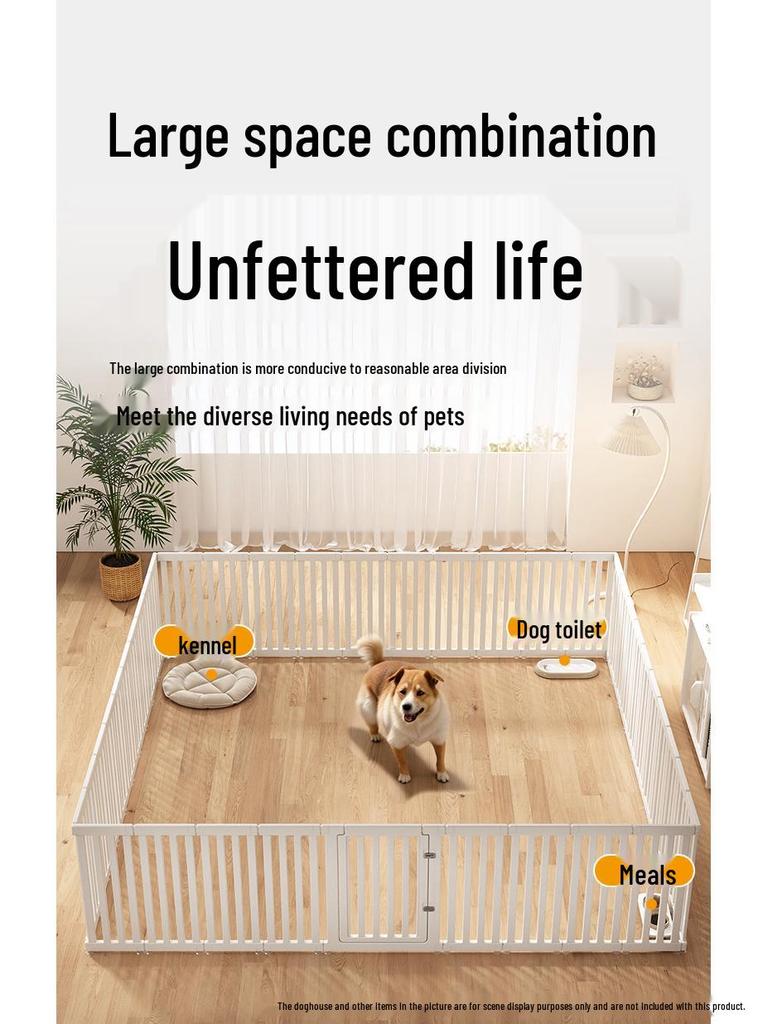 Super High 90cm Pet Fence with Large Buckle for Medium to Large Dogs - Resin Dog Cage Fence for Home Use