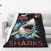 Cute Safari Animals Print Fleece Blanket Boho Nature Style Soft Warm Throw Interior Decoration Bedding Cover For Home50X60