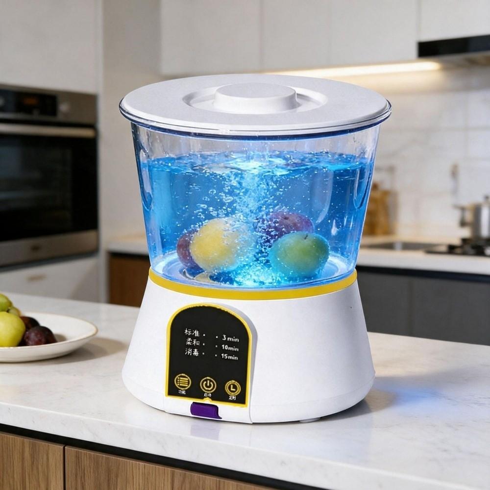 4000MAH Fruit Purifier 2.5L/3.8L Vegetable Washing Machine Food Purifier Machine Food Safety