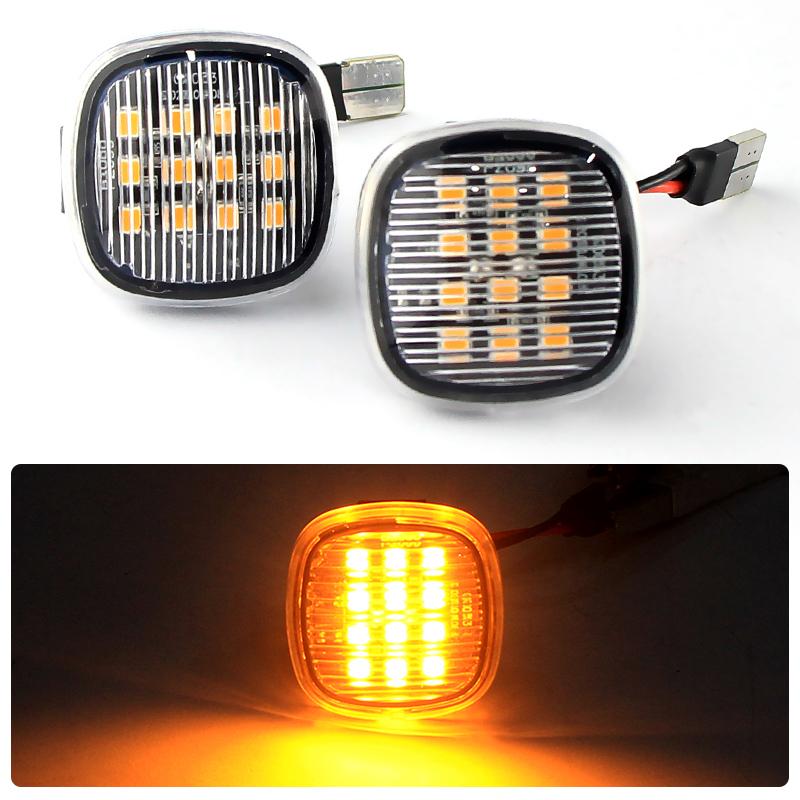 2PCS Led Side Marker Light Turn Signal Blinker Lamp For Skoda Octavia SEAT Cordoba Ibiza Leon Mk1 Mk2 Roomster Rapid (NH3) Fabia