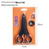 Professional Fishing Scissors - Serrated Stainless Steel Multi-functional Braided Line Cutter