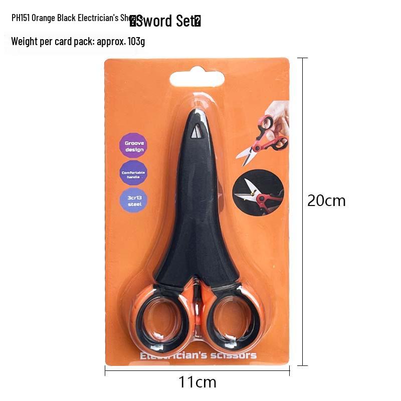 Professional Fishing Scissors - Serrated Stainless Steel Multi-functional Braided Line Cutter