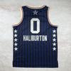 NBA All-Star Blue Hot Press Basketball Jersey Men Women Breathable Sport Wear Practice Game