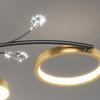 Modern Luxury Living Room Ceiling Light with Remote Control Nordic Bedroom Dining Room Pendant Light Indoor Lighting Fixtures